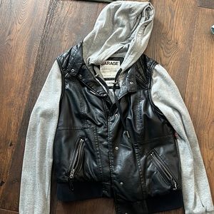 Street Bomber Leather Jacket (Garage)